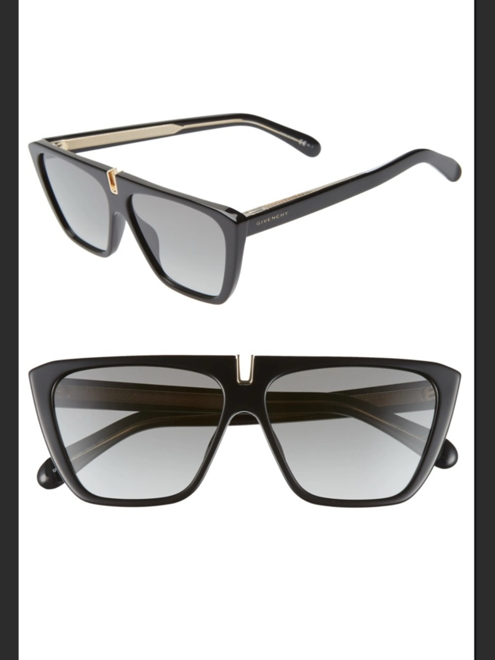 Givenchy GV 7109/S Sunglasses with Gold Accent